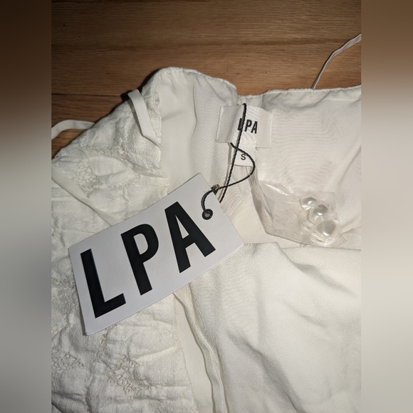 P1. NWT LPA PERLA MIDI CUTOUT DRESS - Picture 8 of 9